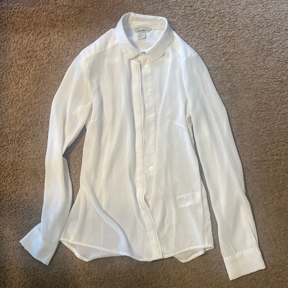 Classy white blouse
